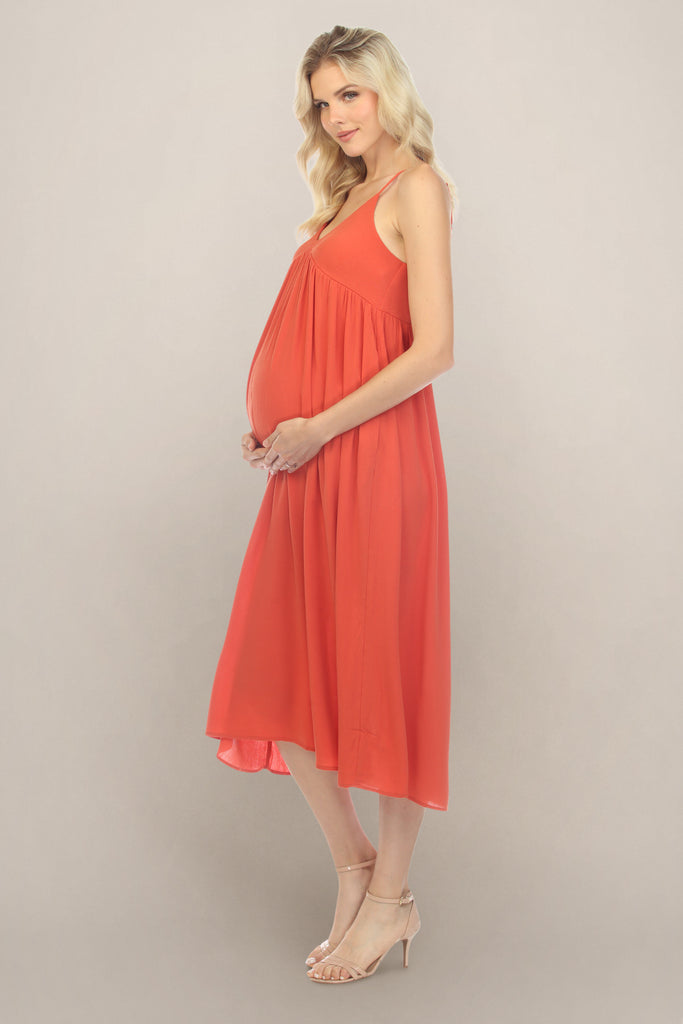 Persimmon Maternity Dress Side