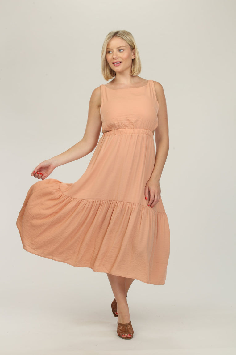 Tangerine Maternity Dress